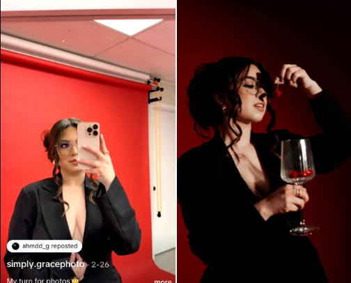 Be Her Photoshoot Outfit cover photo collage