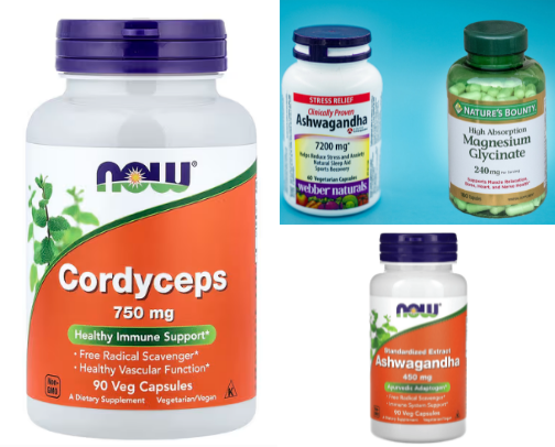 wellness supplements cover photo collage