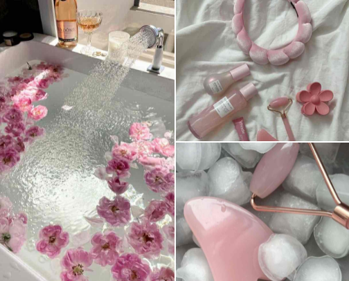 Clean Girl SkinCare and Relaxation 🙌🏻 cover photo collage
