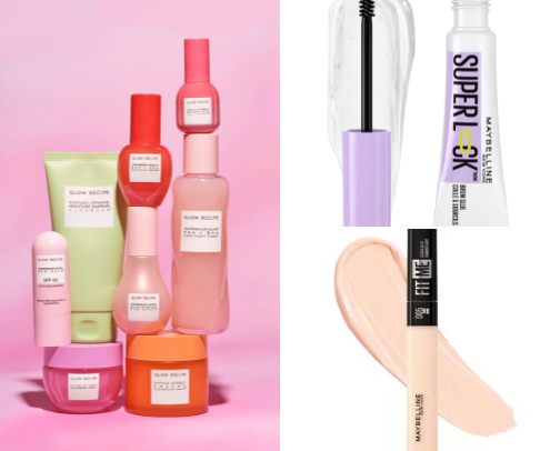 clean girl makeup look 🪩 cover photo collage