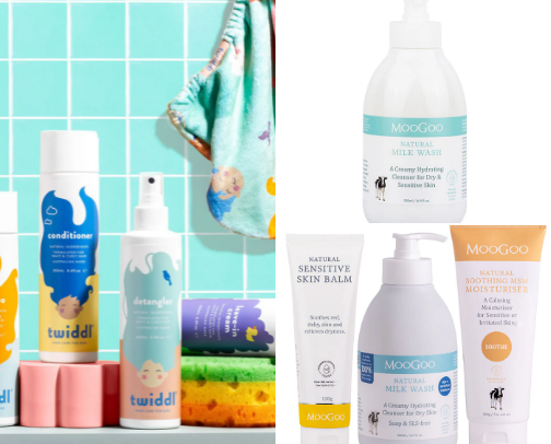 Kids Natural Products and Haircare cover photo collage