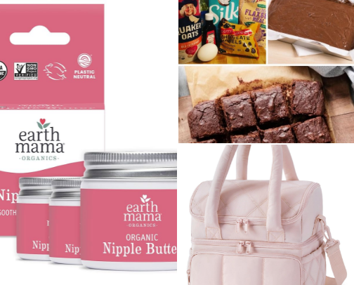 Pumping/breastfeeding cover photo collage