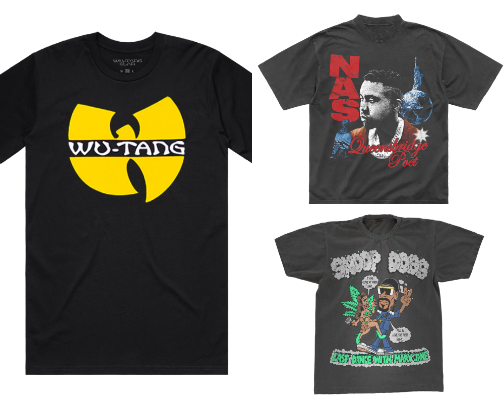 Hip hop clothing 90s cover photo collage