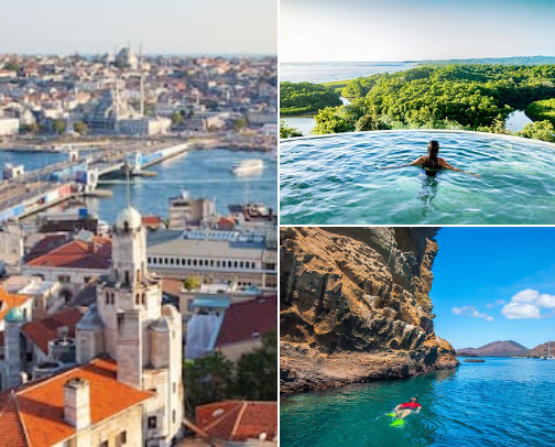 2025’s Hottest Travel Trends: 18 Destinations That Define the Year cover photo collage