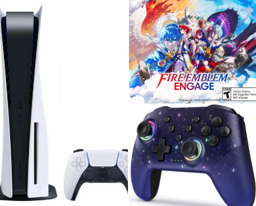 Endy's Gaming Consoles, Accessories & Favs Games 💜 cover photo collage