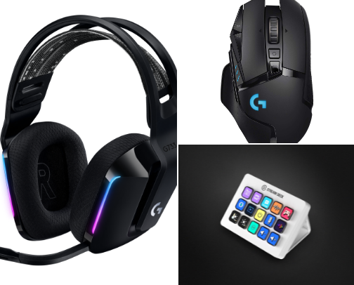 Gaming & tech cover photo collage