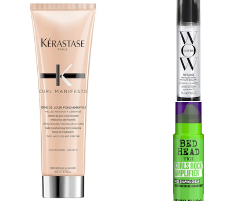 The Ultimate Curly Hair Routine Products ✨ cover photo collage