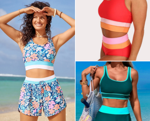 Beach, Swimming Pool, Gym, Sports, Everyday Wear. cover photo collage