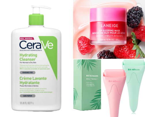 The Glow-Up Routine (Beginner Skincare) cover photo collage