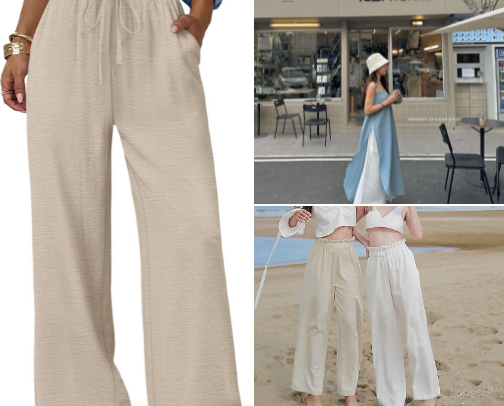 Beach Fashion recommendation cover photo collage