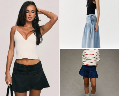 Skirts! 👠 cover photo collage