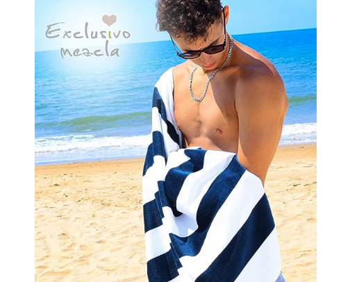 Regular and beach towels cover photo collage