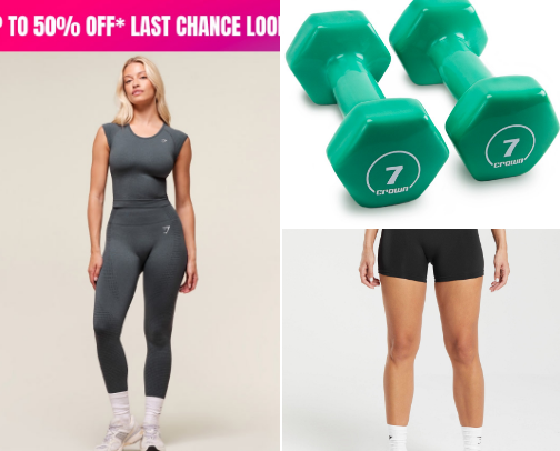 Workout staples I actually use cover photo collage