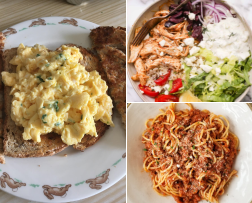 My Chronic Ill Girl Weekly Meal Plan cover photo collage