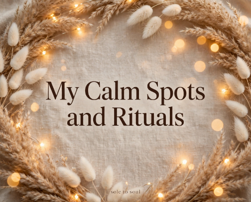 MY NON SHOPPING LIST 2- Sole to Soul Reset - My Calm Spots & Rituals as a New Mom cover photo collage