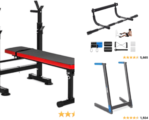 Everything you need for a home gym! cover photo collage