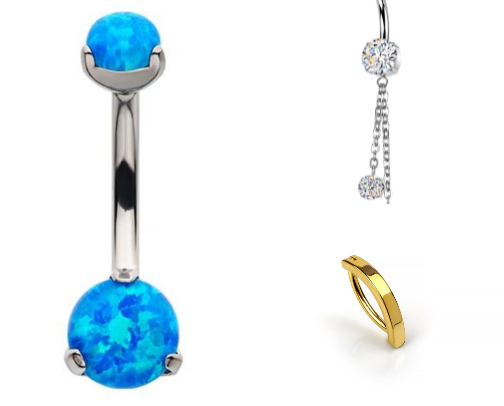 Belly piercing wishlist cover photo collage