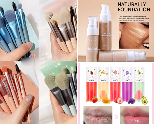Make Up Tools & Accesories cover photo collage