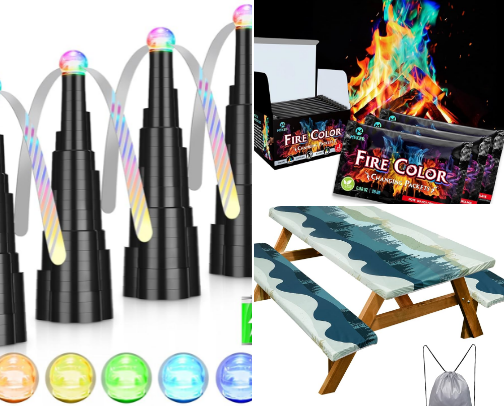 Camping must haves! cover photo collage