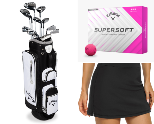 for the golf girlies ✨ cover photo collage