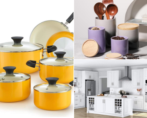 My 'Coastal Grandmother' Kitchen Essentials cover photo collage