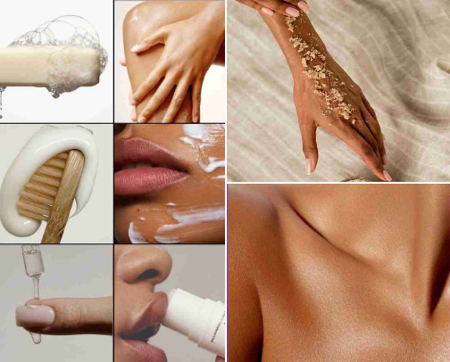 Fluffy skin vibes: My body care obsessions 🌸 cover photo collage