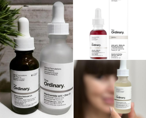 "Clear Skin Starts Here: The Ordinary Must-Haves" cover photo collage
