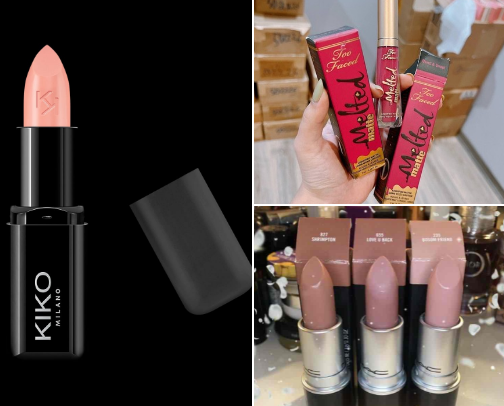Best nude lipsticks cover photo collage