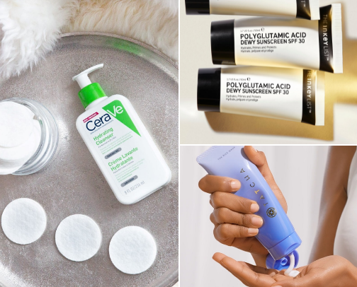 Winter Skincare Favorites. ❄️ cover photo collage