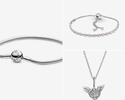 Pandora jewelry 💍 cover photo collage