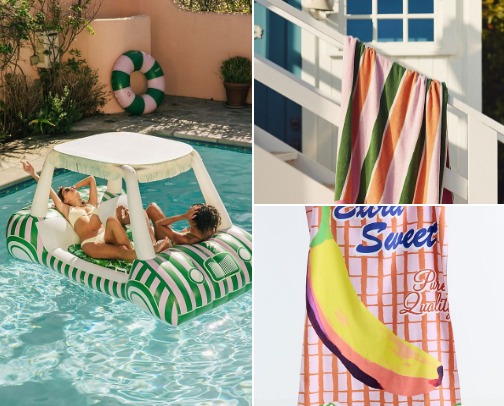 Pool/Beach Season cover photo collage