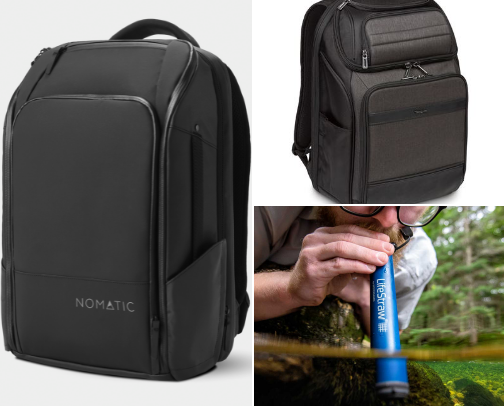 Travel Accessories for Adventurers cover photo collage