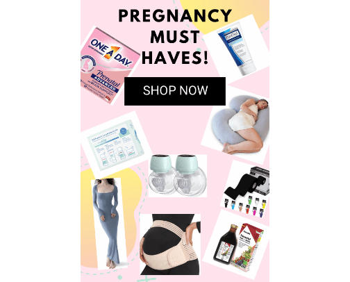 Products that helped through pregnancy cover photo collage
