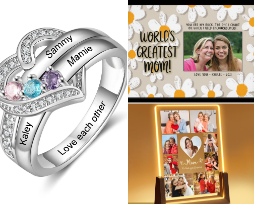 Personalized Mother’s Day Gifts I’m Loving cover photo collage