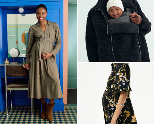 Tenue tendance spéciale grossesse et allaitement cover photo collage