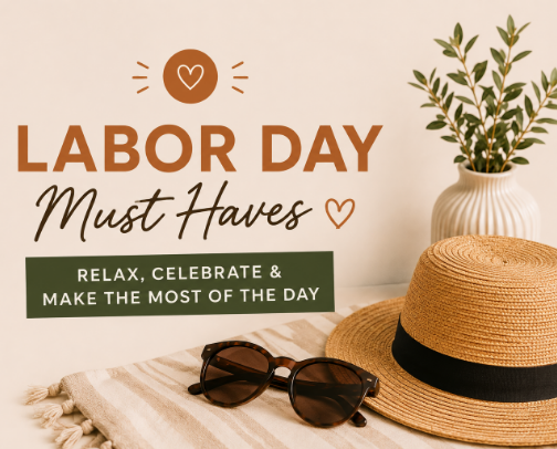 Labor Day Weekend Must Haves cover photo collage