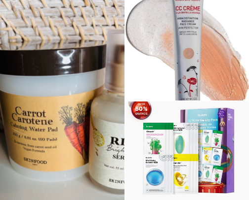 K beauty favorites cover photo collage