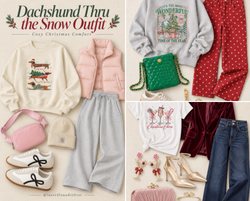 Holiday Fashion cover photo collage