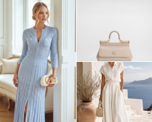 Old money style cover photo collage
