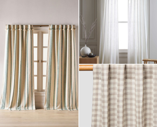 Beautiful and Functional Curtains cover photo collage