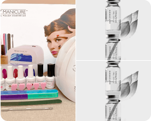Manicure 💅 cover photo collage