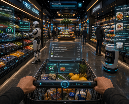 Futuristic AI Prompts & AR Concept Visuals cover photo collage
