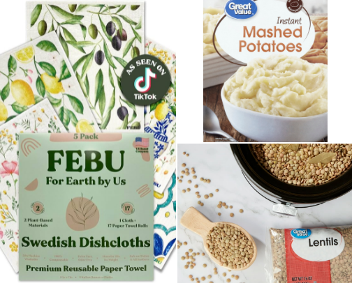 Extreme Budget Grocery List (&gt;$100) cover photo collage