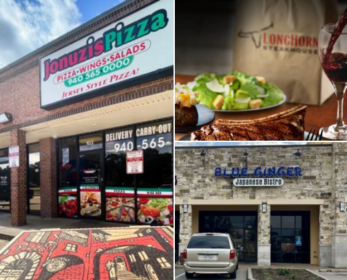 Enjoy the charm of Denton, Texas cover photo collage