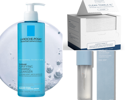 skincare cover photo collage