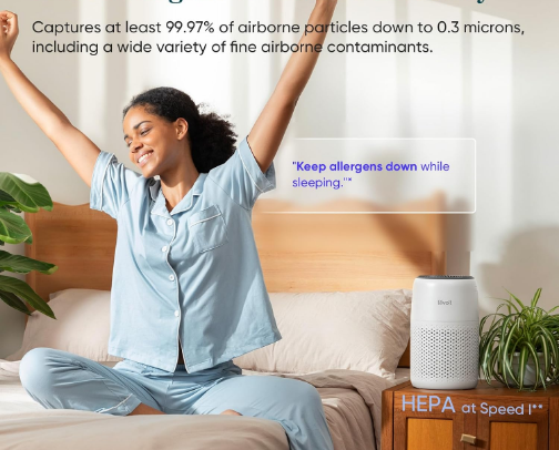 LEVOIT Core Mini Air Purifier cover photo collage