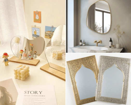 Aesthetic home items i love cover photo collage