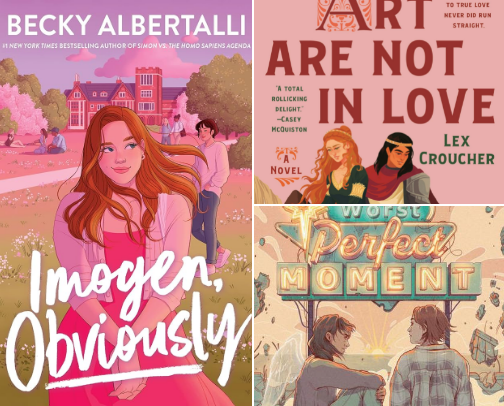 Personal recommendations of queer books🌈 cover photo collage