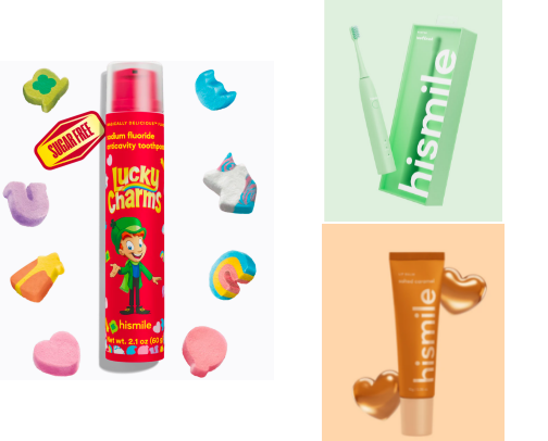 Hismile Toothpaste and Accessories cover photo collage