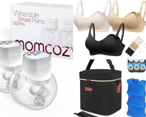 Breastfeeding & Pumping Essentials cover photo collage